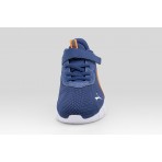 Puma Flexfocus Modern Παιδικά Sneakers Μπλε Σκούρο, Πορτοκαλί, Λευκά