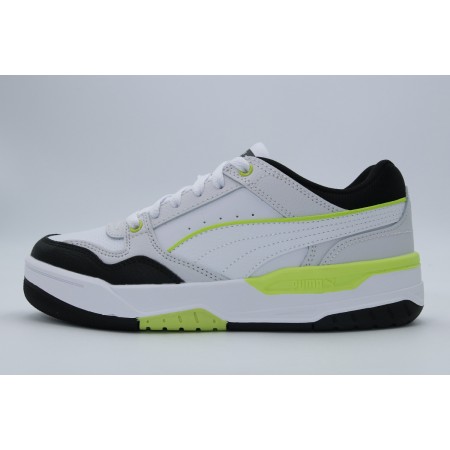 Puma Rebound Retro Sneakers Λευκά, Μαύρα, Λεμονί