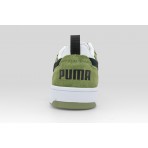 Puma Rebound V6 Low Ανδρικά Sneakers Λαδί, Μαύρα, Λευκά