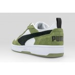Puma Rebound V6 Low Ανδρικά Sneakers Λαδί, Μαύρα, Λευκά