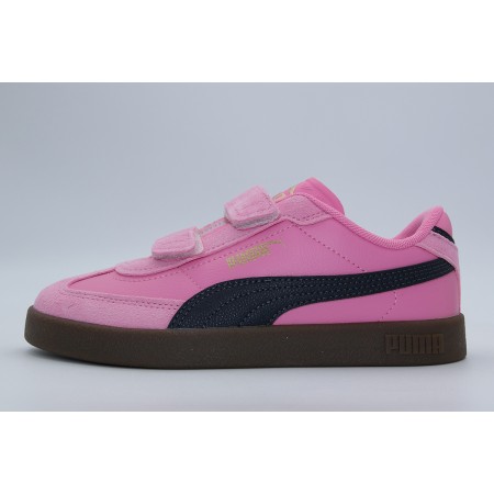 Puma Club II Era Παιδικά Sneakers Φούξια, Μαύρα, Καφέ