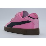 Puma Club II Era Παιδικά Sneakers Φούξια, Μαύρα, Καφέ