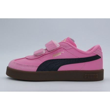 Puma Club II Era Infant Βρεφικά Sneakers Φούξια, Μαύρα, Καφέ