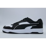 Puma RBD Break Low Ανδρικά Sneakers Λευκά, Μαύρα
