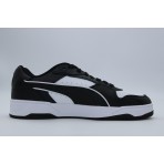 Puma RBD Break Low Ανδρικά Sneakers Λευκά, Μαύρα