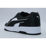 Puma RBD Break Low Ανδρικά Sneakers Λευκά, Μαύρα