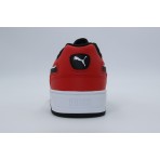 Puma RBD Break Low Ανδρικά Sneakers Λευκά, Κόκκινα, Μαύρα