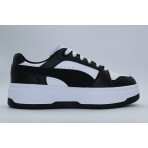Puma Rebound Femme Low Sneakers Λευκά, Μαύρα