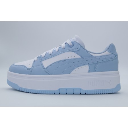 Puma Rebound Femme Low Sneakers Λευκά, Γαλάζια