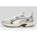 Puma Milenio Tech Sneakers Εκρού, Ασημί, Μαύρα, Λευκά