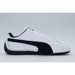 Puma Speedcat Leather Unisex Sneakers Λευκά, Μαύρα