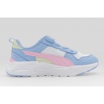 Puma Trinity 2 Παιδικά Sneakers Λιλά, Λευκά, Ροζ, Κίτρινα