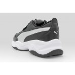 Puma Cilia Mode Metallic Whisper Sneakers Μαύρα, Λευκά, Ασημί