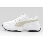 Puma Cilia Mode Metallic Whisper Sneakers Λευκά, Μαύρα, Ασημί