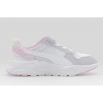 Puma Trinity 2 Παιδικά Sneakers Λευκά, Γκρι, Ροζ, Κίτρινα