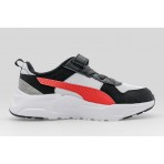 Puma Trinity 2 LT Mid 90S Παιδικά Sneakers Μαύρα, Λευκά, Κόκκινα