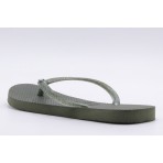 Havaianas Slim Logo Metallic Γυναικείες Σαγιονάρες Χακί