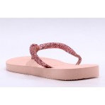 Havaianas Slim Glitter Γυναικείες Σαγιονάρες Ροζ, Μωβ