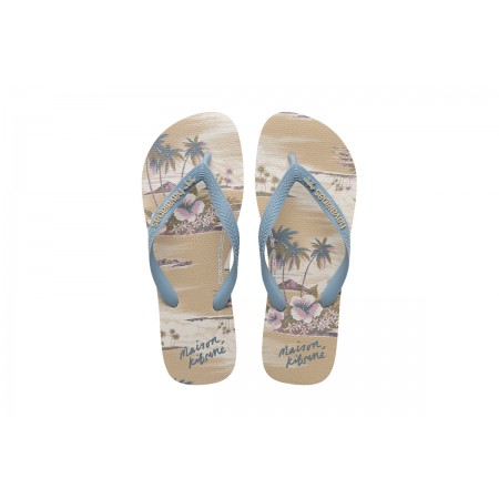 Havaianas Top Maison Kitsune Hawaiian Flip Flops