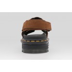 Dr. Martens Zebzag Nubuck Platform Γυναικεία Σανδάλια Καφέ