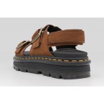 Dr. Martens Zebzag Nubuck Platform Γυναικεία Σανδάλια Καφέ