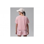 Jordan Brooklyn Essentials Embroidered Παιδικό Κοντομάνικο T-Shirt Ροζ