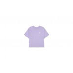 Jordan Brooklyn Essentials Embroidered Παιδικό Κοντομάνικο T-Shirt Λιλά