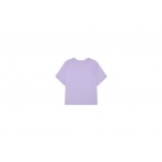 Jordan Brooklyn Essentials Embroidered Παιδικό Κοντομάνικο T-Shirt Λιλά