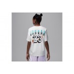 Jordan Summer Bloom Παιδικό Κοντομάνικο T-Shirt Εκρού