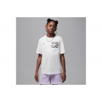 Jordan Summer Bloom Παιδικό Κοντομάνικο T-Shirt Εκρού