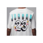 Jordan Summer Bloom Παιδικό Κοντομάνικο T-Shirt Εκρού