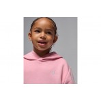 Jordan Brooklyn Fleece Παιδικό Φούτερ με Κουκούλα Ροζ