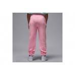 Jordan Brooklyn Fleece Παιδικό Παντελόνι Φόρμας Ροζ