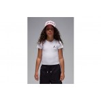 Jordan Brooklyn Essentials Παιδικό Κοντομάνικο T-Shirt Λευκό