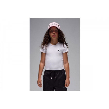 Jordan Brooklyn Essentials Παιδικό Κοντομάνικο T-Shirt Λευκό