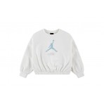 Jordan Jumpman Club Pleated Fleece Cropped Μακρυμάνικη Μπλούζα