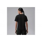 Jordan Air Bubble Graphic Παιδικό Κοντομάνικο T-Shirt Μαύρο, Φούξια, Λευκό