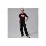 Jordan Air Bubble Graphic Παιδικό Κοντομάνικο T-Shirt Μαύρο, Φούξια, Λευκό