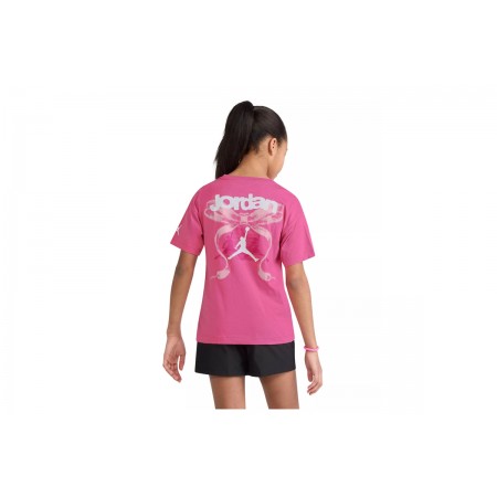 Jordan Jumpman Παιδικό Κοντομάνικο T-Shirt Ροζ