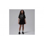 Jordan Secret Diary Jersey Παιδικό Κοντομάνικο Cropped T-Shirt Μαύρο