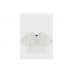 Jordan Secret Diary Jersey Παιδικό Κοντομάνικο Cropped T-Shirt Λευκό