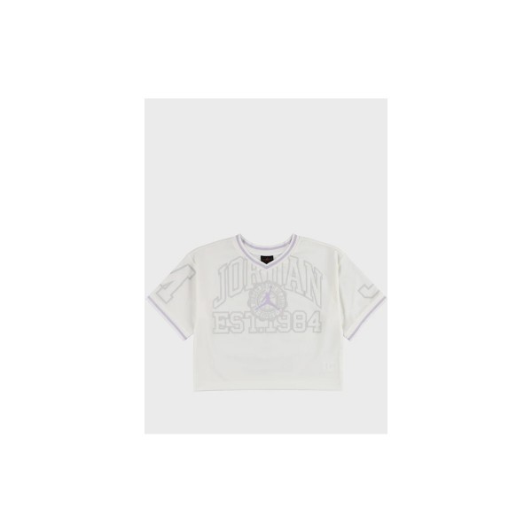 Jordan Secret Diary Cropped Jersey T-Shirt (45F886 782)