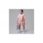 Jordan Secret Diary Jersey Παιδικό Κοντομάνικο Cropped T-Shirt Ροζ