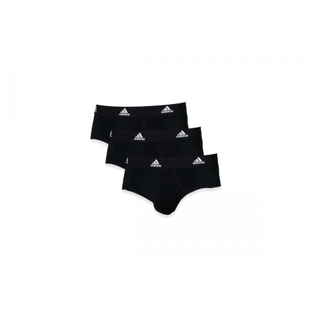 Adidas Performance Active Flex Cotton Brief Εσώρουχο Σλιπ 3-Τεμάχια 