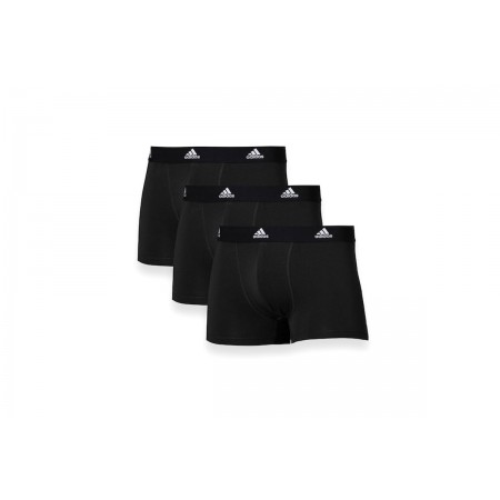 Adidas Performance Active Flex Cotton 3 Pk Trunk Εσώρουχα Boxer 3-Τεμάχια 