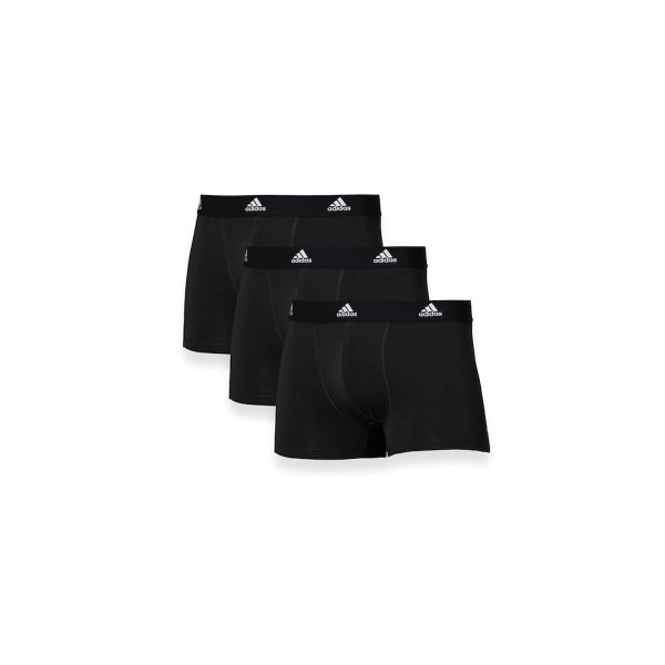 Adidas Performance Active Flex Cotton 3 Pk Trunk Εσώρουχα Boxer 3-Τεμάχια 