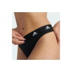 Adidas Performance Γυναικείο Εσώρουχο String Μαύρο 3 Τεμάχια