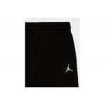 Jordan Brooklyn Essentials Παιδικό Παντελόνι Φόρμας Μαύρο