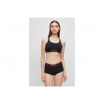 Hugo Padded Sporty Logo Cross-Back Bralette Γυναικείο (50469628 001)