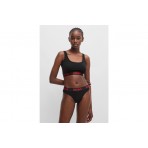 Hugo Sporty Logo Γυναικείο Bralette Μαύρο